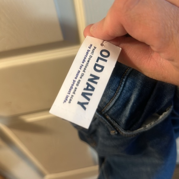 OLD NAVY MATERNITY ROCK STAR SUPER SKINNY JEANS: FULL PANEL:NEW WITH TAGS:6 LONG - Picture 5 of 7